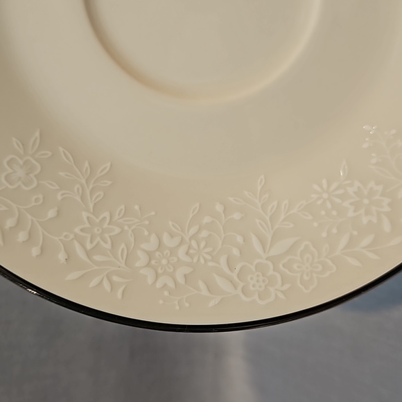 Noritake Affection 7192 Footed Cup & Saucer, Ivory China new - Picture 2 of 9